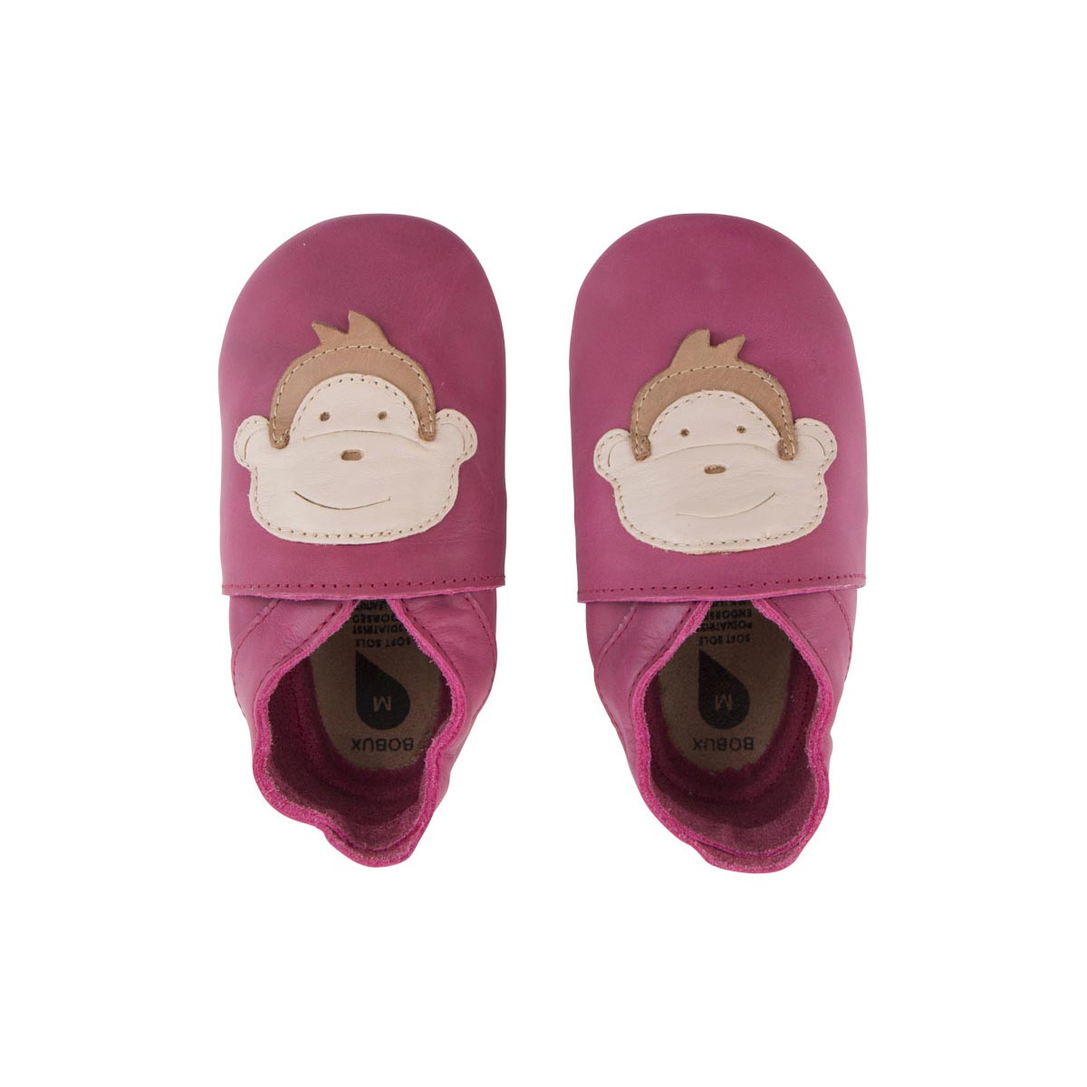 Soft Sole Monkey Dark Pink